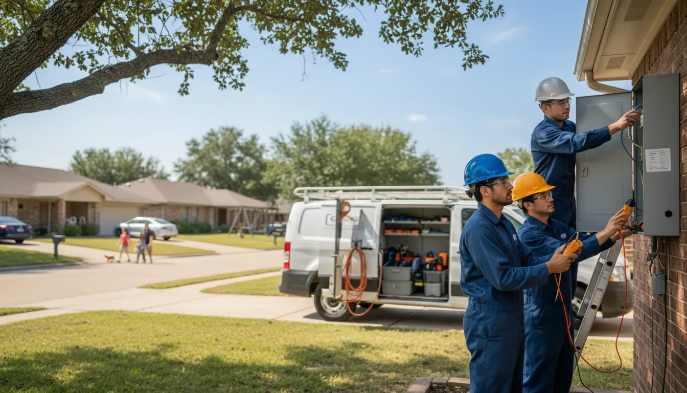 Certified electrician providing emergency electrical services in Mexico, MO